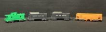 Set of Four Marx 0/027 Gauge Hobby Railroad Cars
