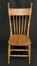 Vintage Pressed Back Chair