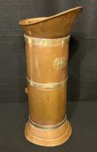 Vintage 5 KAN Copper Scuttle/Umbrella Stand