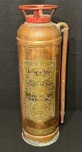 General Fire Guard Quick Aid Copper & Brass Foam Fire Extinguisher
