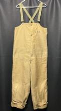 US Navy Insulated Bibs and Gold US Navy Buttons