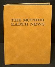 Vintage 6 Issues of 1976 Mother Earth News Magazines in Large Nice Brown Binder