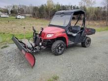 2015 Artic Cat HDX700 w/ Boss Snow Plow