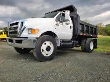 2011 Ford F750 Single Axle Dump Truck