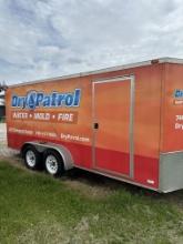 7x18 Enclosed Trailer With Ramp