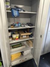 Cabinet And Contents- Tape And Ppe Gear