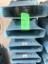 (4) Dri-eaz Velo Air Movers