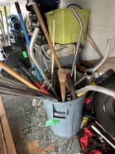 Trash Can And Contents