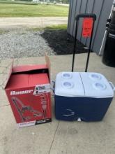 Rubbermaid Cooler And New Bauer Shop Vac