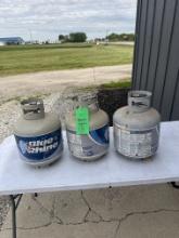 (3) Propane Tanks