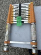 Xtend + Climb Telescoping Extension Ladder: 12.5 Ft Overall Ht, Aluminum, 250 Lb Load Capacity - Max