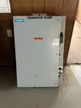 SIEMENS THREE PHASE PUMP CONTROL PANEL