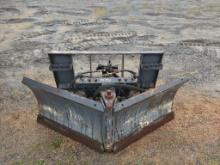 Skid loader Plow
