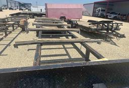 Pipe trailer manufactured by East Texas trailers.