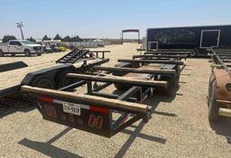 Pipe trailer manufactured by East Texas trailers.