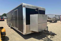 Enclosed trailer manufactured by vintage trailers with generator and air compressor