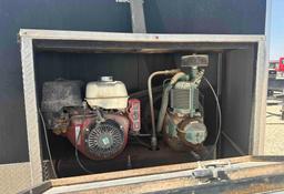 Enclosed trailer manufactured by vintage trailers with generator and air compressor