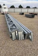 Approximately 29 foot galvanized trusses will be sold 11 times the money