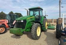 John Deere 7820 & John Deere HX 14 shredder