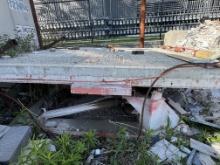 10’x8’ Tilting and Rotating Hydraulic Saw Table with cement top. Pump included.