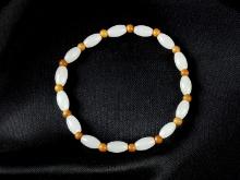 An Exquisite White Jade Bracelets
