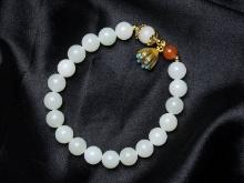 An Exquisite White Jade Bracelets