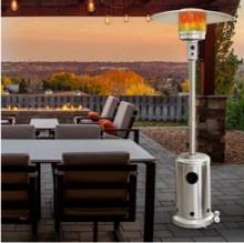 SOLD BY THE PIECE: GORILLA GADGETS PROPANE HEATER, STAINLESS STEEL WITH WHE