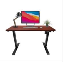 SOLD BY THE PIECE: GORILLA GADGET ELECTRIC ADJUSTABLE HEIGHT DESKS, WALNUT/