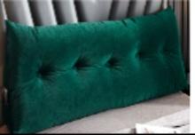 SOLD BY THE PIECE: GORILLA GADGET HEADBOARD PILLOWS, QUEEN, GREEN, LOCATED