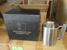 SOLD BY THE PIECE: GORILLA GADGET 304 STAINLESS STEEL HEAVY DUMB BELL MUG,
