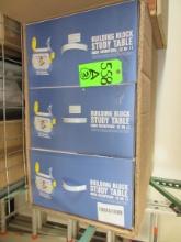 SOLD BY THE PIECE: BUILDING BLOCK 2 IN 1 STUDY TABLE & KIDS SCOOTER, LOCATE