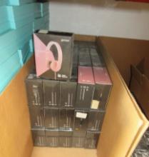 SOLD BY THE PIECE: GORSUN GS785 LIGHTWEIGHT PINK HEADPHONES WITH SOFT SWEAT