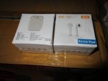 SOLD BY THE LOT: ECLUB EAR PODS, I9S-TWS, LOCATED IN IRVINE CA