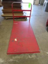 FLAT BED  WAREHOUSE CART, RED