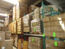 SOLD BY THE SECTION  APPROX. 12FT PALLET RACKING WITH METAL MESH, OFFERED S