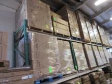 SOLD BY THE SECTION  APPROX. 12FT PALLET RACKING WITH METAL MESH, OFFERED S