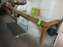 LOT (3) WOOD BENCHES APPROX. 4' X 8'