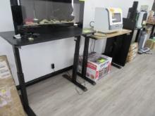 LOT (4) ASSORTED ELECTRIC ADJUSTABLE HEIGHT TABLES