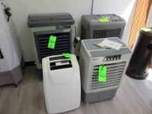 SOLD BY THE LOT (4) ASSORTED AIR COOLERS
