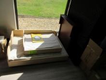 SOLD BY THE LOT: 2-DOG BEDS & 1-CAT TREADMILL