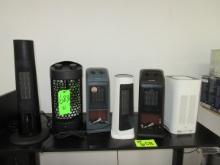 LOT (6) ASSORTED HEATERS