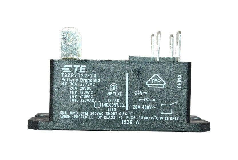 USED - Potter & Brumfield T92P7D22-24 High Power PCB Relay