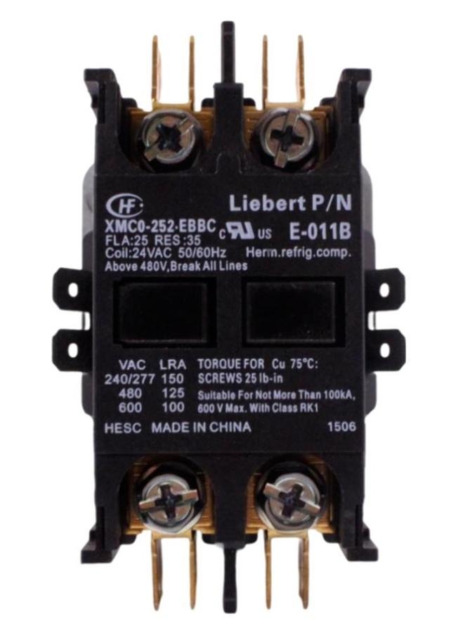 USED - Liebert E-011B Contactor 25FLA 35RES 24V