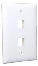 NEW - Legrand WP3402-WH 2 Port Wall Plate White