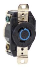 NEW - Leviton 2320 Single Locking Receptacle 20A 250V