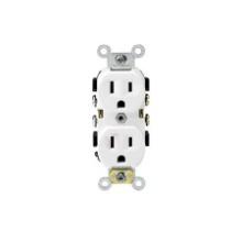 NEW - Leviton BR15-W Duplex Receptacle/Outlet 15A