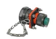 USED - Pyle Amphenol ZREP Square Flange Receptacle 17-Pin