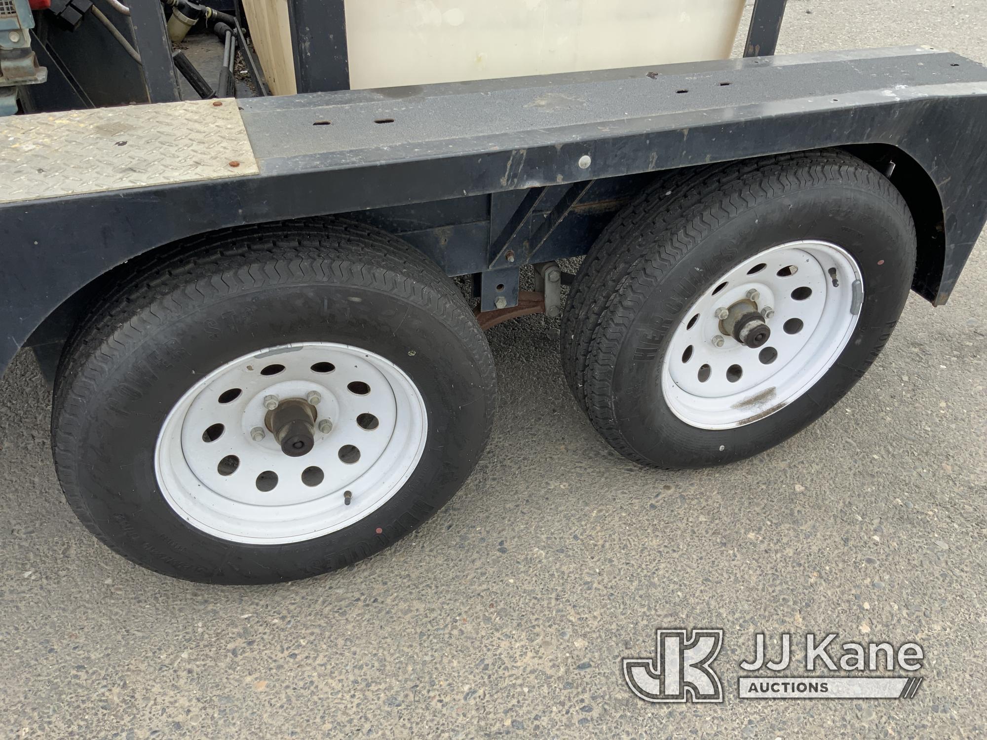 (Dixon, CA) 2011 HLT Trailers Portable Steam Cleaner/Pressure Washer, Mi-T-M 3500PSI Trailer Mounted