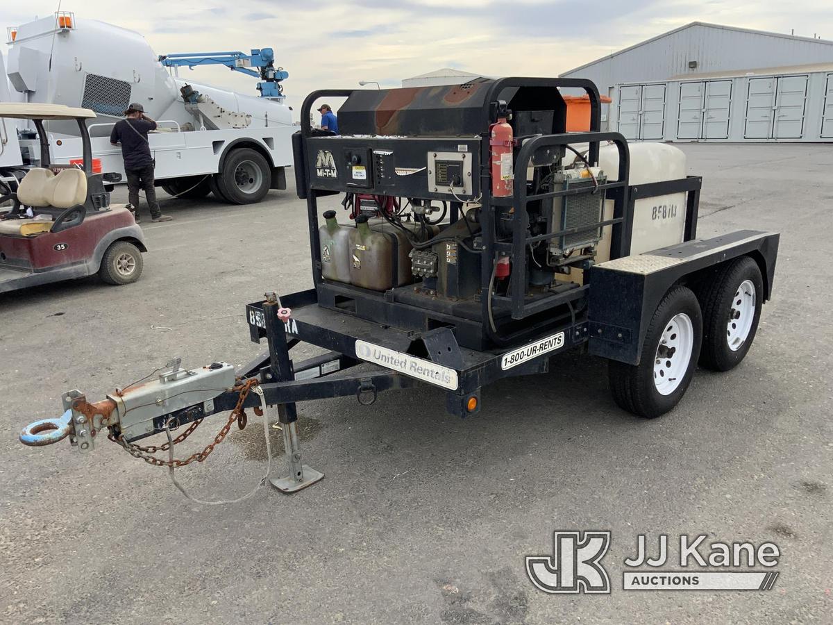 (Dixon, CA) 2011 HLT Trailers Portable Steam Cleaner/Pressure Washer, Mi-T-M 3500PSI Trailer Mounted