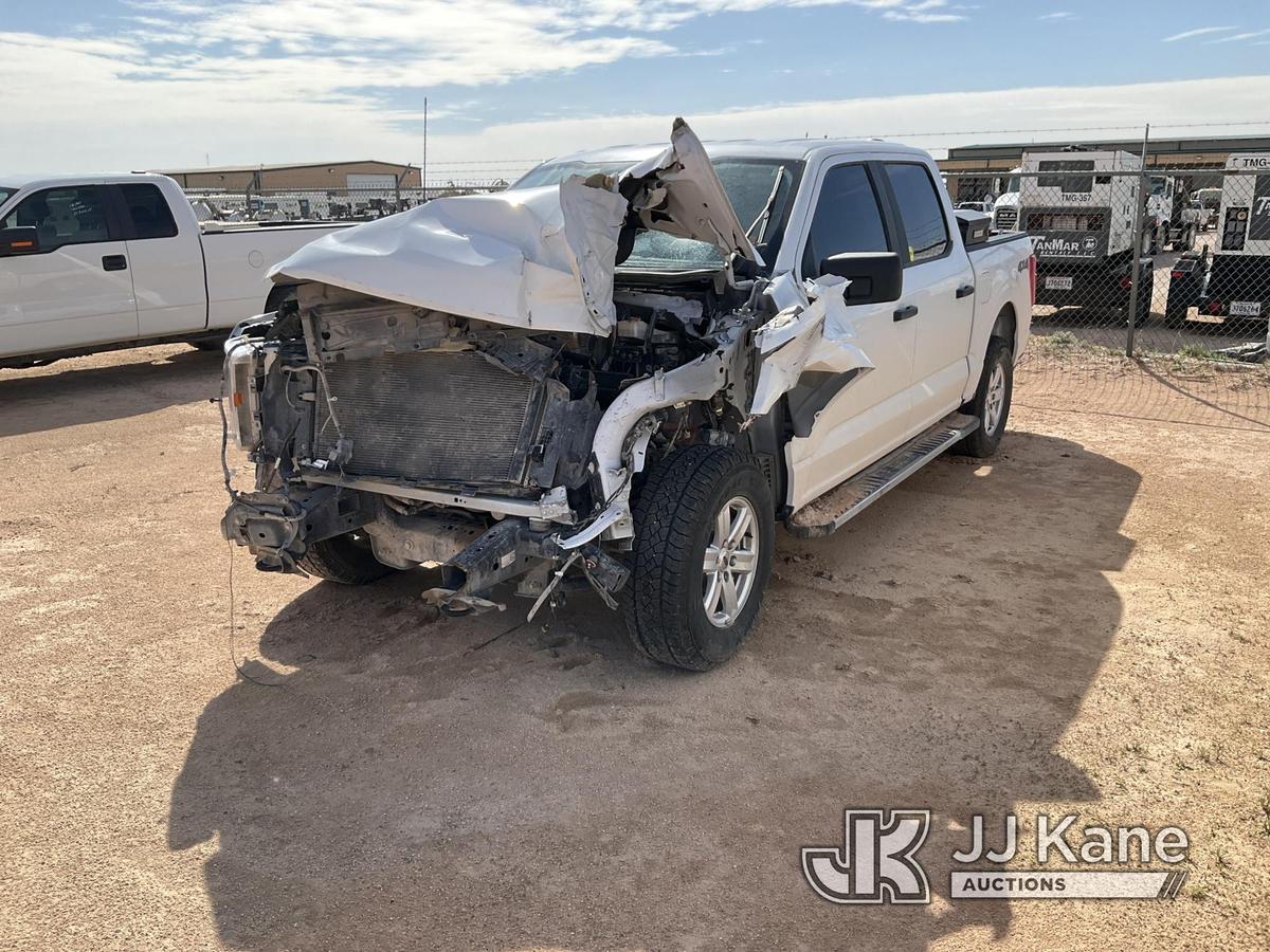 (Midland, TX) 2021 Ford F150 4x4 Crew-Cab Pickup Truck DEALER ONLY! NO RETAIL BUYERS! Wrecked, Does